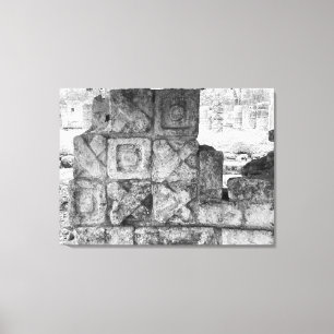 Mayan Tic-Tac-Toe? Canvas Afdruk