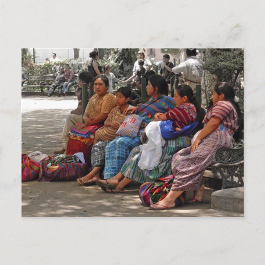 Mayan Vendors Briefkaart (Voorkant)