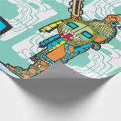 Mayan Warrior and King Wrapping Paper Cadeaupapier