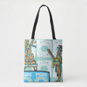 Mayan Warrior en King Canvas tas (Voorkant)