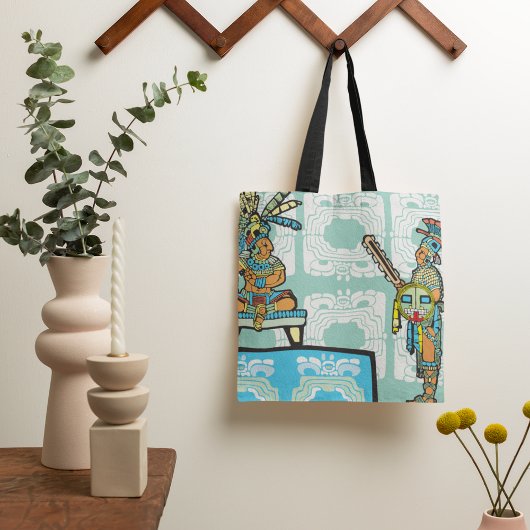 Mayan Warrior en King Canvas tas