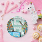 Mayan Warrior en King Papieren Bordje (Feest)