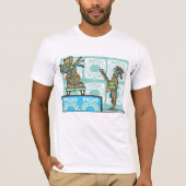 Mayan Warrior en King T-shirt (Voorkant)