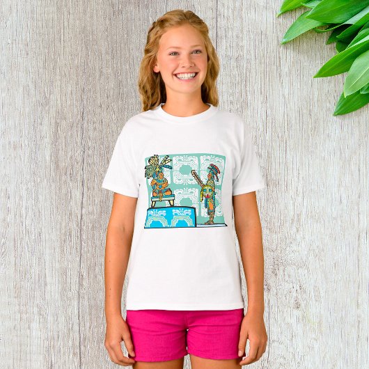 Mayan Warrior en King T-shirt