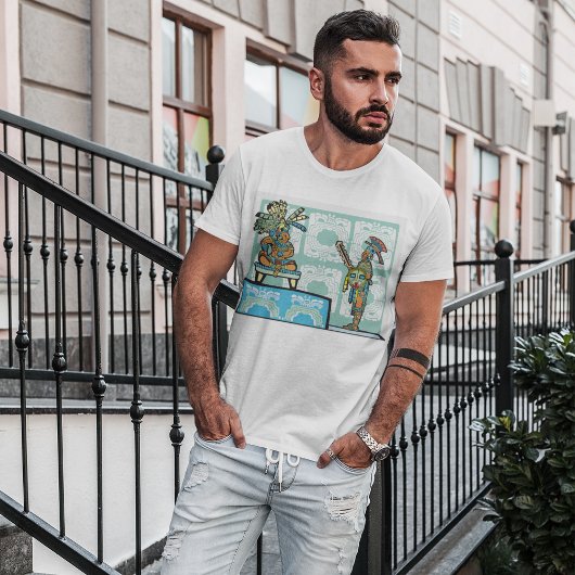 Mayan Warrior en King T-shirt