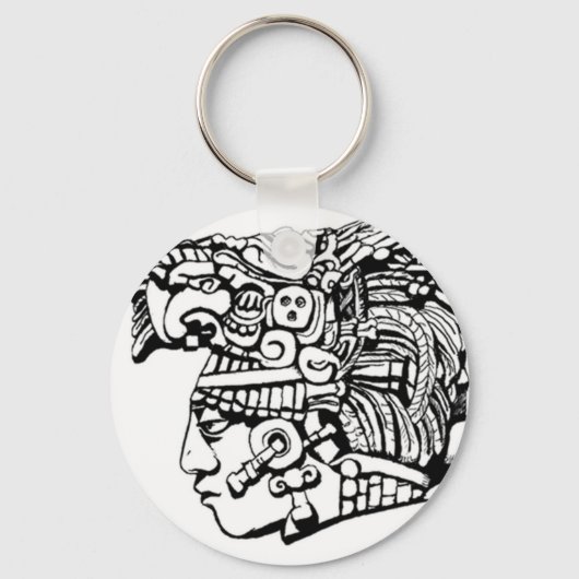 Mayan Warrior Sleutelhanger (Voorkant)
