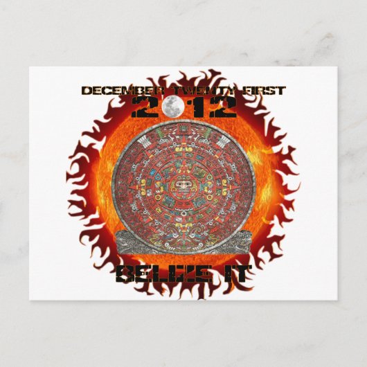 Mayan Zon Briefkaart (Voorkant)
