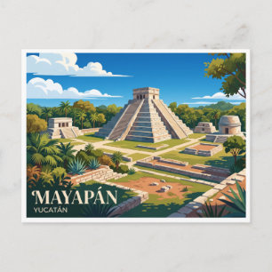 Mayapán Tecoh Mexico Briefkaart