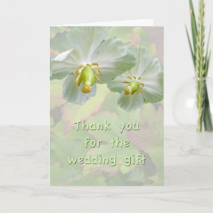 Mayapple Trouwcadeaukaart Bedankt