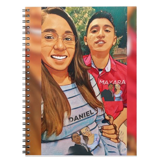 Mayara e Dani Notitieboek (Voorkant)