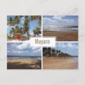 Mayaro Beach Collage (met meerdere uitzichten) Bri Briefkaart (Voorkant)