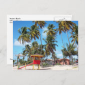 Mayaro Beach Lifeguard Tower, Trinidad Briefkaart (Voorkant / Achterkant)