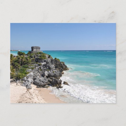 Mayaruïnes in Tulum Mexico Briefkaart (Voorkant)