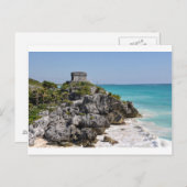 Mayaruïnes in Tulum Mexico Briefkaart (Voorkant / Achterkant)