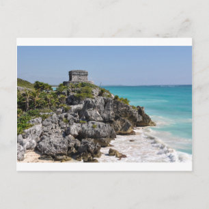 Mayaruïnes in Tulum Mexico Briefkaart