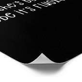 Maybe She's Born With It Maybe It's Fluoxetine Fun Poster (Hoek)