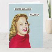 Maybe Swearing Will Help Kaart (Voorkant)