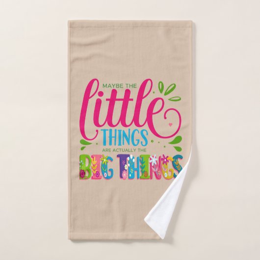 Maybe The Little Things Are Actually The Big Thing Bad Handdoek (Handdoek)