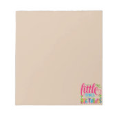 Maybe The Little Things Are Actually The Big Thing Notitieblok (Voorkant)