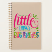 Maybe The Little Things Are Actually The Big Thing Planner (Voorkant)