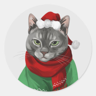 Maybelle Jones Kerst Kaart Envelope Seals Ronde Sticker