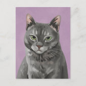 Maybelle the Grey Tabby Cat Briefkaart (Voorkant)