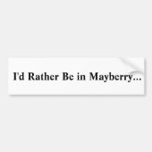 Mayberry Bumpersticker (Voorkant)