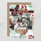 Mayberry Engaged and Merry Photo Holiday (Voorkant / Achterkant)