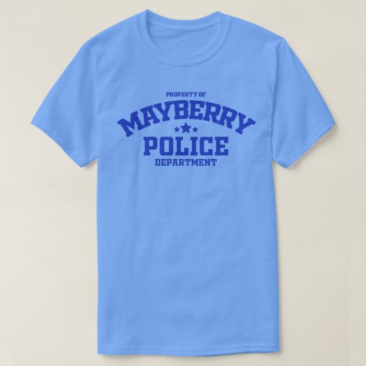 Mayberry politie afdeling t-shirt (Design voorkant)