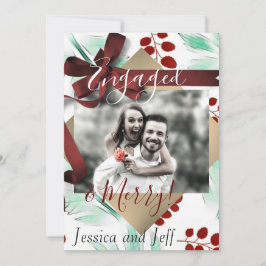 Mayberry Verliefd en vrolijk foto kerstkaart