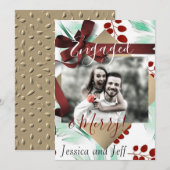 Mayberry Verloving en vrolijk foto Kerst (Voorkant / Achterkant)