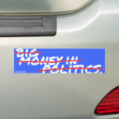 MAYDAY - Big Money in (out) Politics Bumpersticker (Op auto)