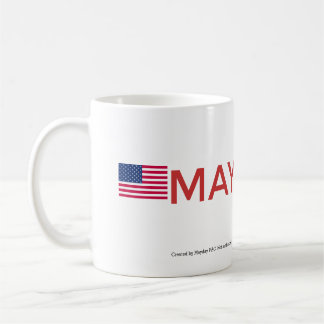 MAYDAY-Logo- EN American Flag Cup Koffiemok