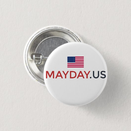 MAYDAY Supporter Button (Voorkant /achterkant)