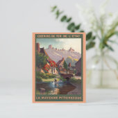  Mayenne Frankrijk trein Franse reizen Briefkaart (Staand voorkant)