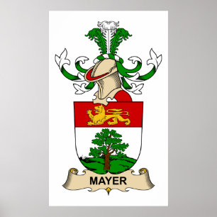 Mayer Family Crest Poster