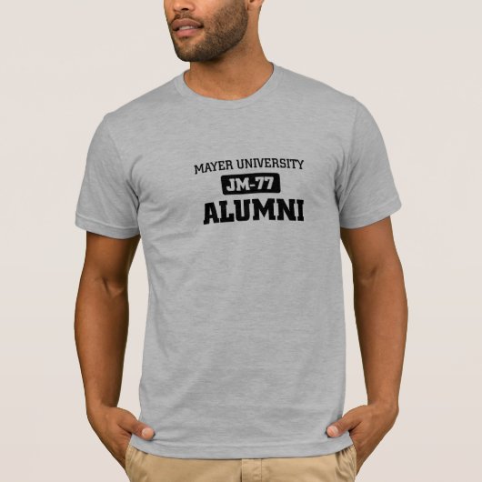 Mayer University Alumni T-shirt (Voorkant)