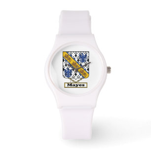 Mayes Family Crest Horloge