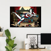 "Mayet" Egyptische godin Maat Angel Art Poster (Thuiskantoor)