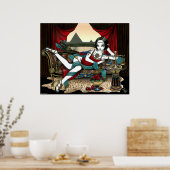 "Mayet" Poster in de Egyptische godin Pyramid Ange (Keuken)