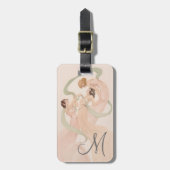  Mayflies Feminine Damas de Monogram Bagagelabel (Voorkant verticaal)