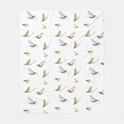 Mayflies Fleece Deken (Voorkant)