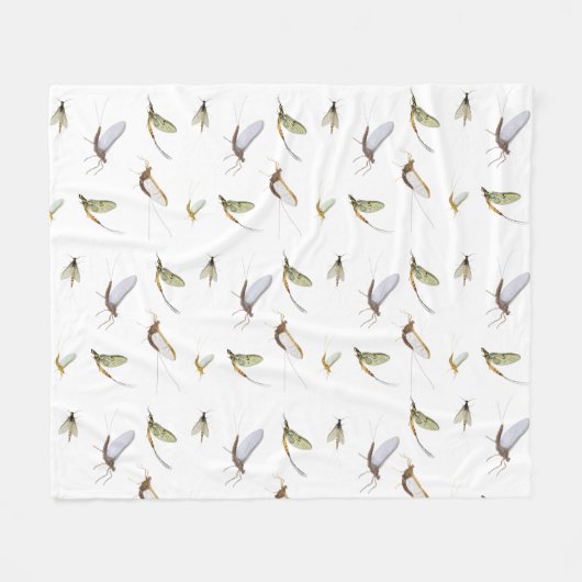 Mayflies Fleece Deken (Voorkant (Horizontaal))