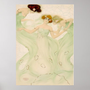 Mayflies van Raphael Kirchner Poster