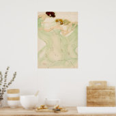 Mayflies van Raphael Kirchner Poster (Keuken)