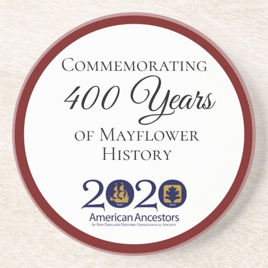 Mayflower 2020 American Ancestors Onderzetter (Voorkant)