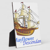 Mayflower afstammeling zeilschip fotoplaat (Zijkant)