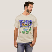 Mayflower Beach, Cape Cod T-shirt (Voorkant volledig)