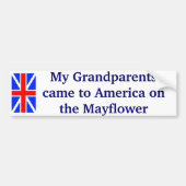 Mayflower Bumpersticker (Voorkant)