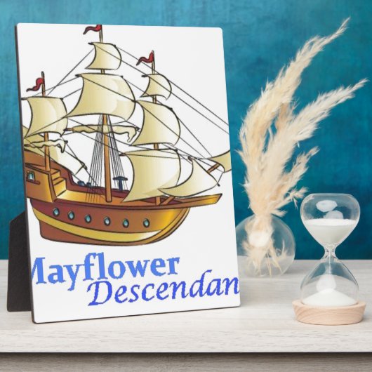 Mayflower Descendant Sailing Ship Fotoplaat (Zijkant)